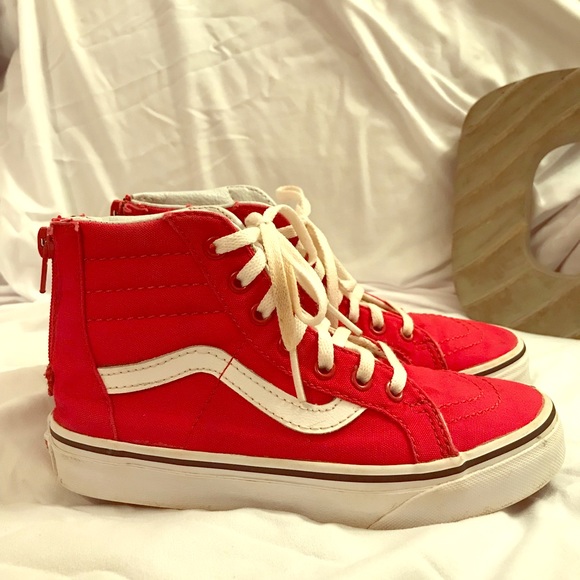 red vans size 2